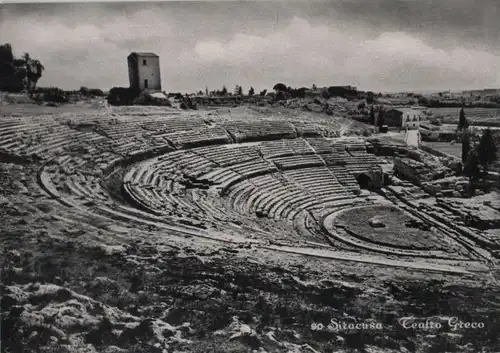 Italien - Italien - Syrakus - Syracusa - Teatro Greco - ca. 1965