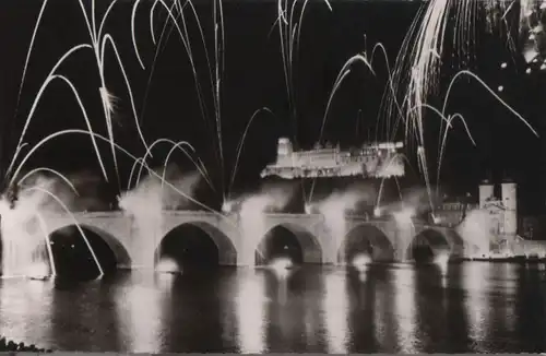 Heidelberg - Schloßbeleuchtung - ca. 1960