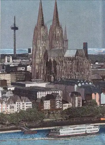 Köln - Dom - Glanzkarte