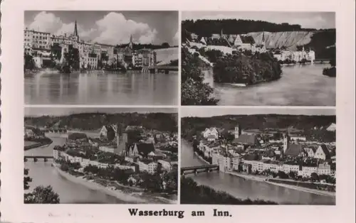 Wasserburg am Inn - mit 4 Bildern - ca. 1960