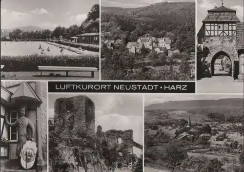 Neustadt / Harz - 6 Teilbilder - 1977
