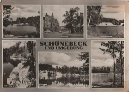 Schönebeck (Elbe) - mit Umgebung, z.B. Edersee - 1966