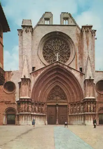 Spanien - Spanien - Tarragona - Kathedrale Fassade - ca. 1975