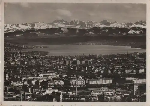 Schweiz - Schweiz - Zürich - und die Alpen - 1936