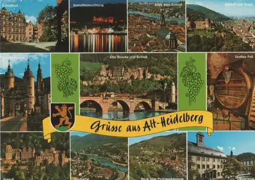 Heidelberg - u.a. Schloß - 1992