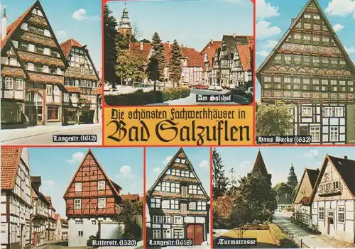 Bad Salzuflen - Fachwerkhäuser - ca. 1980