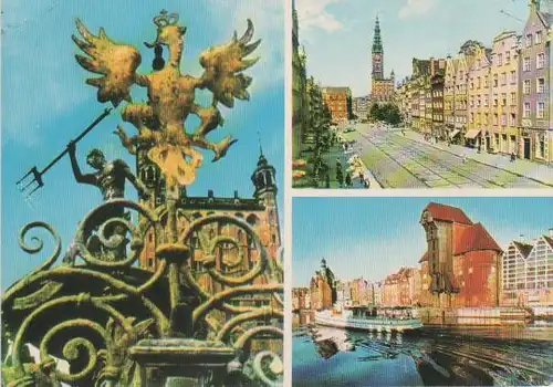 Polen - Polen - Danzig Gdansk - Fontanna Neptuna - ca. 1975