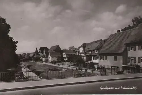 Balingen - Eyachpartie mit Zollernschloß - ca. 1965