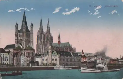 Coeln Köln - Panorama - ca. 1925