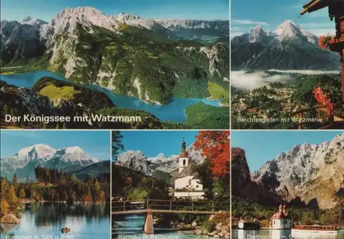 Königssee - mit Watzmann - ca. 1980