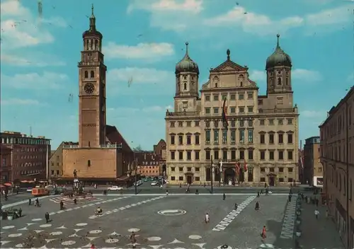 Augsburg - Rathaus und Perlachturm