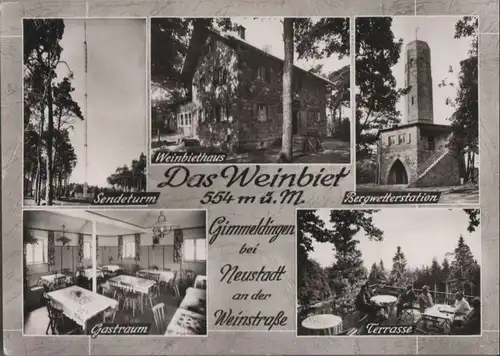 Neustadt-Gimmeldingen - Das Weinbiet, u.a. Terrasse - ca. 1960