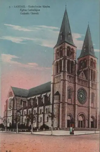 Landau - Katholische Kirche - ca. 1925