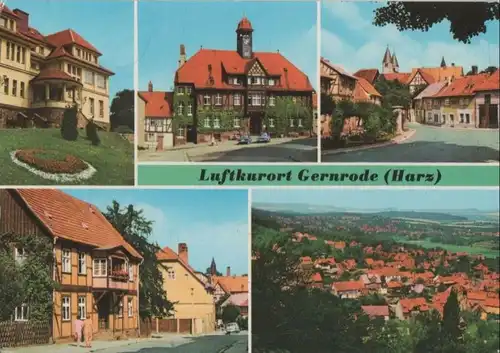Gernrode - u.a. Erholungsheim Stubenberg - 1981