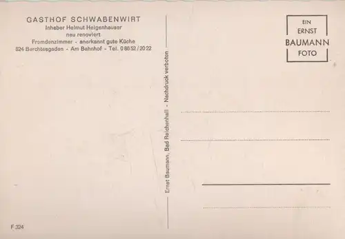 Oppenau-Lierbach - Gasthof Schwabenwirt