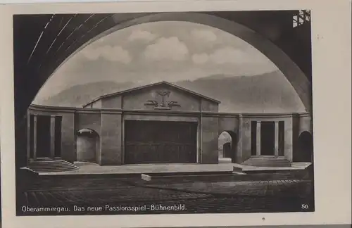 Oberammergau - neues Bühnenbild - ca. 1950