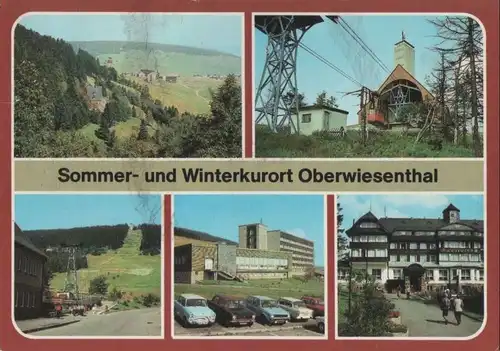 Oberwiesenthal - u.a. Blick zum Jugendtouristenhotel - 1984