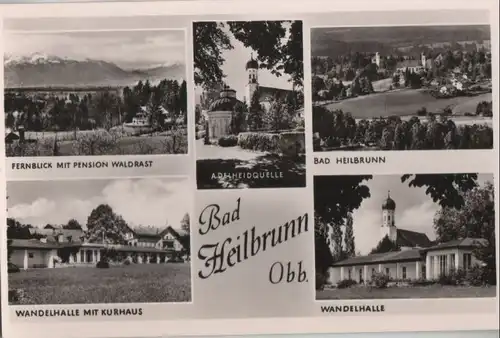 Bad Heilbrunn - u.a. Wandelhalle - ca. 1960