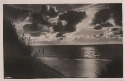 Abendlicher Blick aufs Meer - ca. 1940