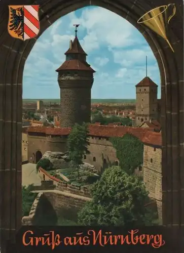 Nürnberg - Blick zur Burg - ca. 1975