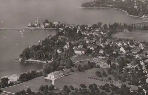 Wasserburg Bodensee - Luftbild - ca. 1965