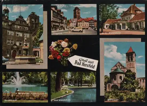 Bad Hersfeld - u.a. Kurparkteich - 1967