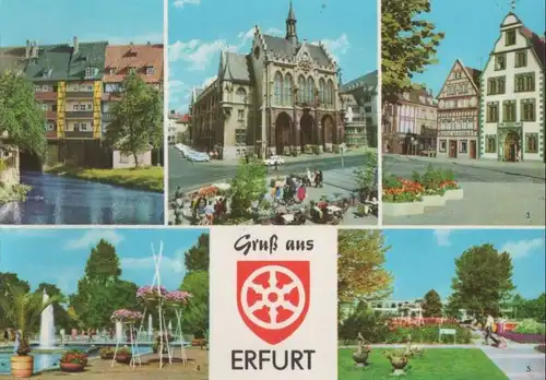 Erfurt - u.a. Krämerbrücke - 1978