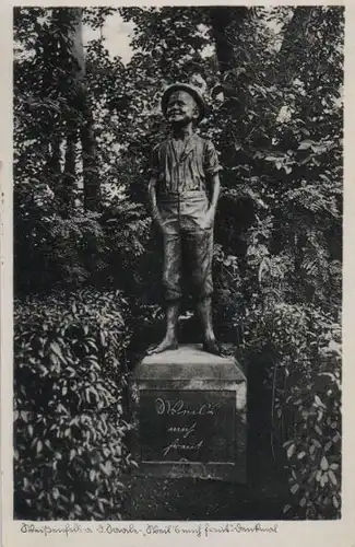 Weißenfels - Denkmal - Weil es mich freut - ca. 1940