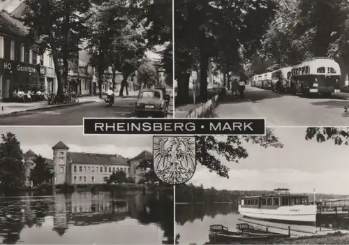 Rheinsberg - u.a. Markt - 1978