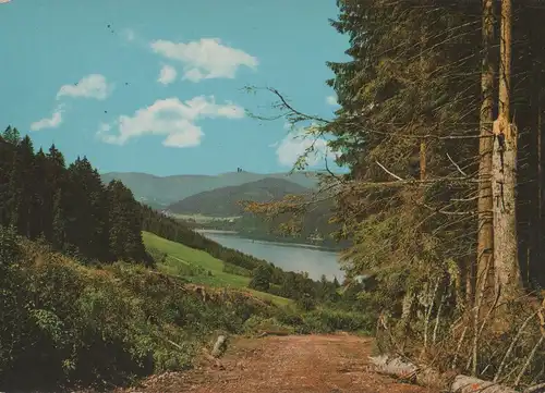 Titisee (See) - Blick zum Feldberg - ca. 1975