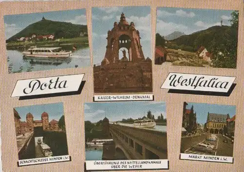 Porta Westfalica u.a. Schachtschleuse - 1966