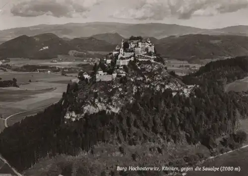 Österreich - Österreich - Hochosterwitz - Burg, gegen Saualpe - 1969