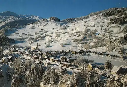 Schweiz - Laax - Schweiz - Winterbild