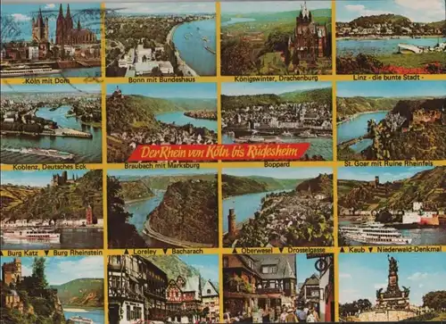Rhein - u.a. Burg Rheinstein - 1984