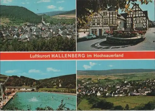 Hallenberg - 4-Bilder-Karte - 1983