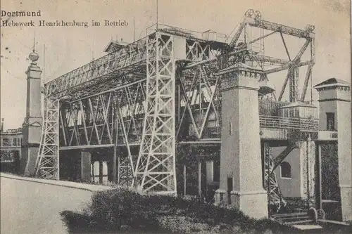 Dortmund - Hebewerk Henrichenburg in Betrieb