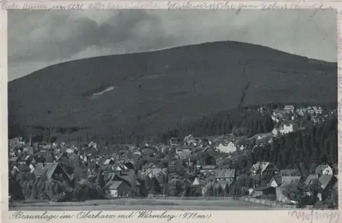 Braunlage - mit Wurmberg - 1937