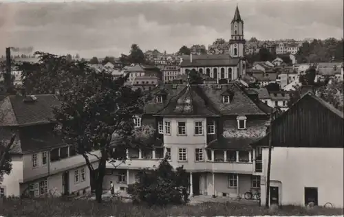 Markneukirchen - Teilansicht mit Gewerbemuseum - 1957