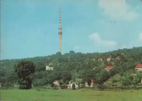 Dresden - Wachwitz, Fernsehturm - 1975