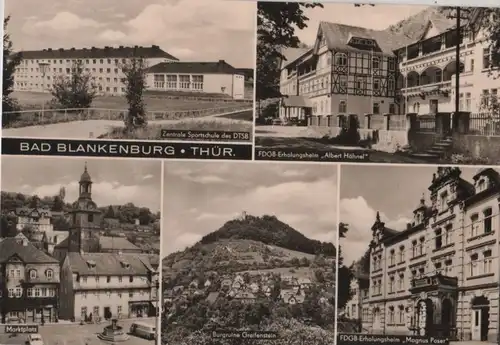 Bad Blankenburg - u.a. FDGB-Erholungsheim Albert Hähnel - ca. 1970