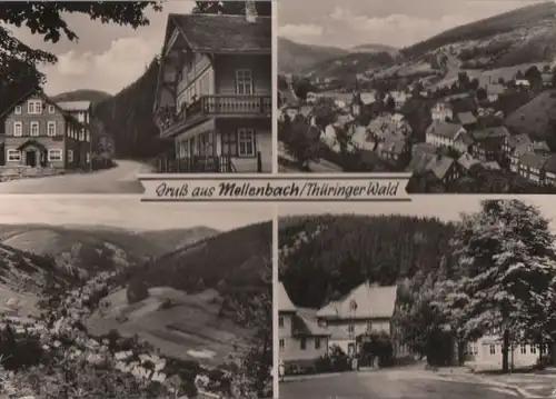 Mellenbach-Glasbach - 4 Teilbilder - 1977