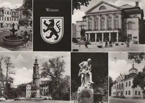 Weimar - u.a. Schillerhaus und Gänsemännchenbrunnen - 1982