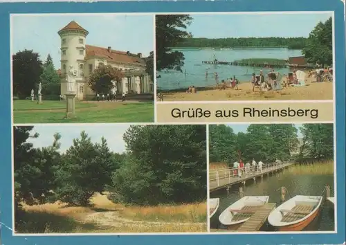 Rheinsberg - u.a. Bootshafen - 1989