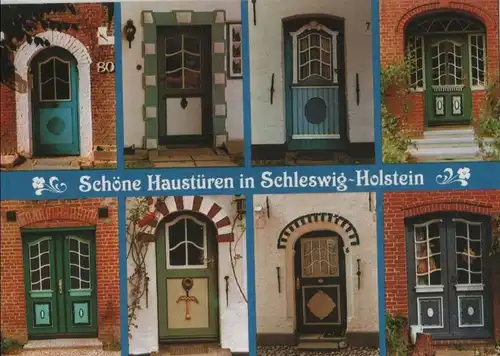 Schleswig-Holstein - schöne Hautüren - ca. 1985