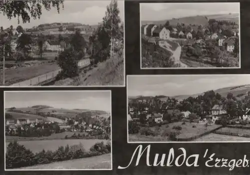 Mulda - 4 Teilbilder - ca. 1975