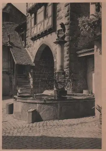 Frankreich - Frankreich - Riquewihr - Fontaine dite Sinnbrunn - ca. 1950