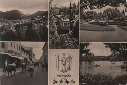 Friedrichroda - 5 Teilbilder - 1958