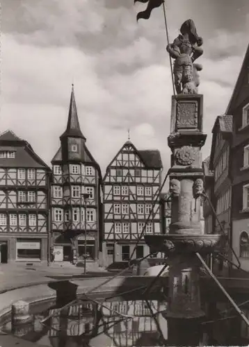 Fritzlar - Markt mit Rolandsbrunnen - 1963
