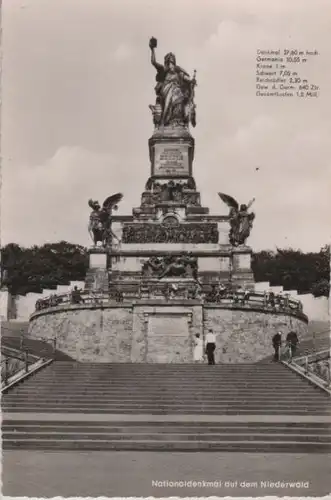 Rüdesheim, Niederwalddenkmal - ca. 1955