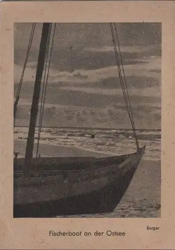 Ostsee - Fischerboot - ca. 1950